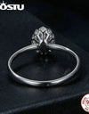 Moissanite Wedding Jewelry Set 925 Sterling Silver Oval Diamond Cut 1 CT Moissanite Engagement Ring Necklace
