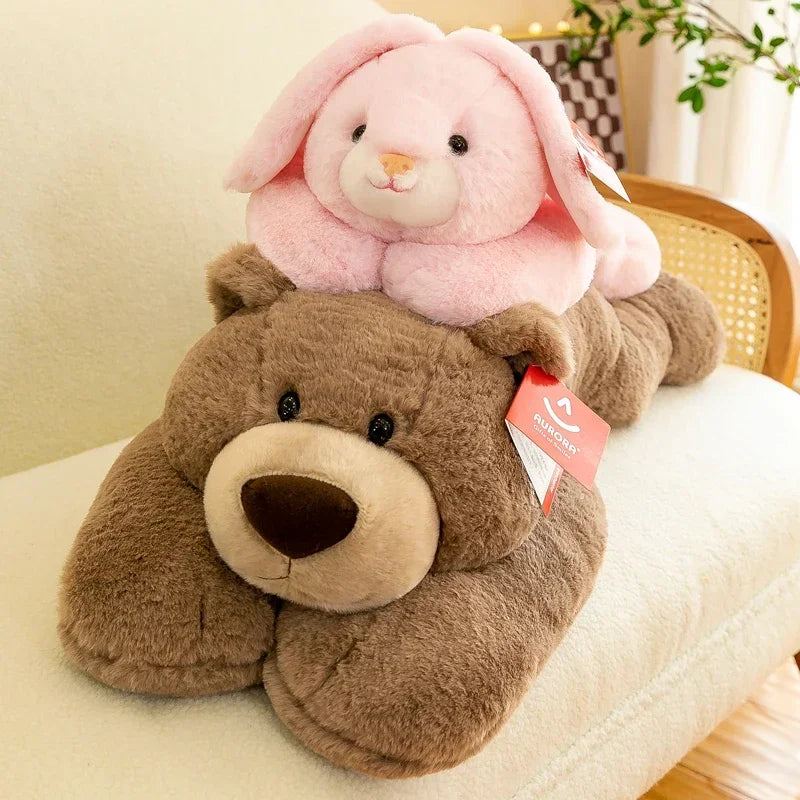 Party Bear Plush Sleeping Pillow Husky Doll Dinosaur Soft Doll Birthday Gift Girl