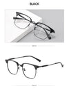 Square Optical Prescription Men's  Eyeglasses Frames Anti-Blue Light Reading Glasses Myopia Hyperopia
