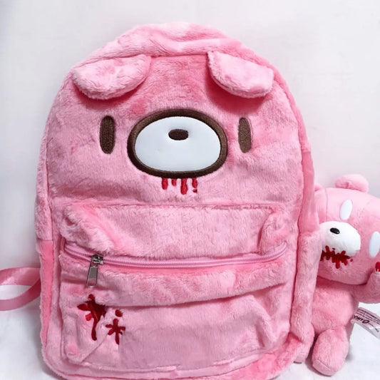 Cartoon Bear Plush Backpack Large Capacity Shoulder Bag