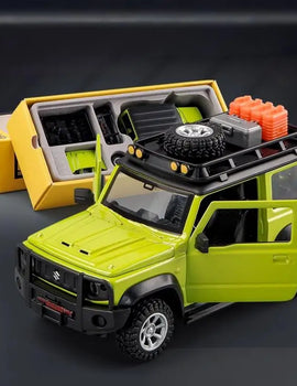 CCA 1:32 Suzuki Jimny Assembly Edition Alloy Diecast Model Assemble Car Toy Ornaments Decorative Trendy Ornament