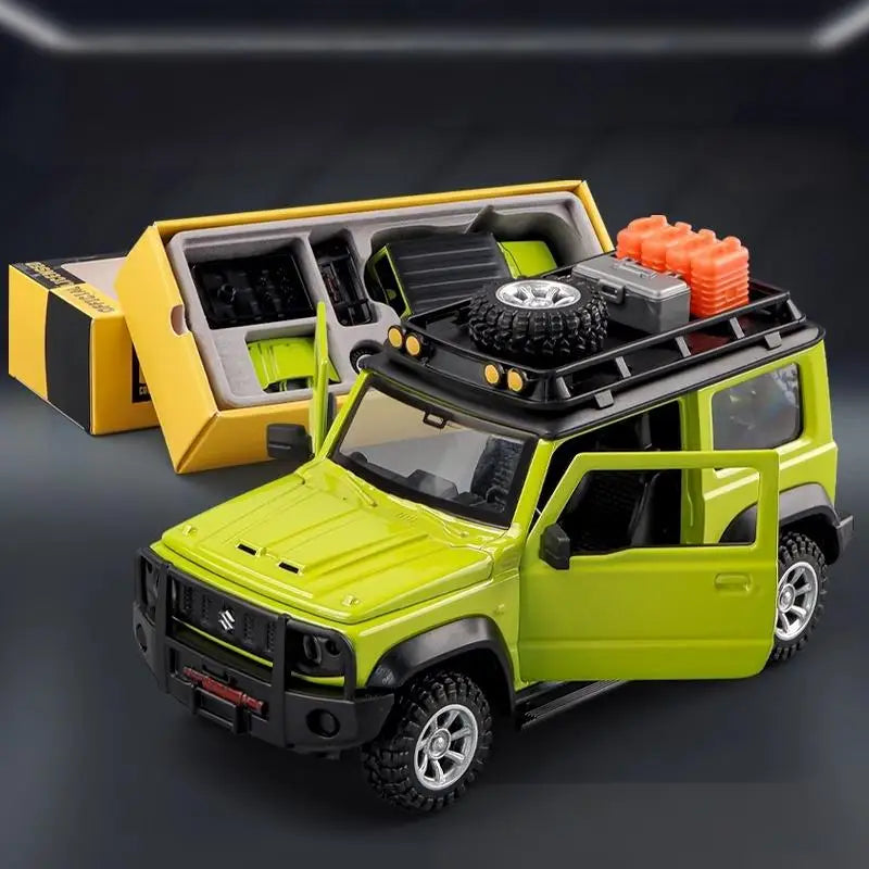 CCA 1:32 Suzuki Jimny Assembly Edition Alloy Diecast Model Assemble Car Toy Ornaments Decorative Trendy Ornament