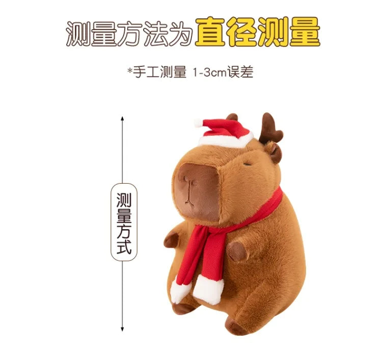 New 50cm Kawaii Capybara Plush Toy Capybara Stuffed Doll Christmas Gift Kids Birthday Xmas Present Cuddly Pillow Factory