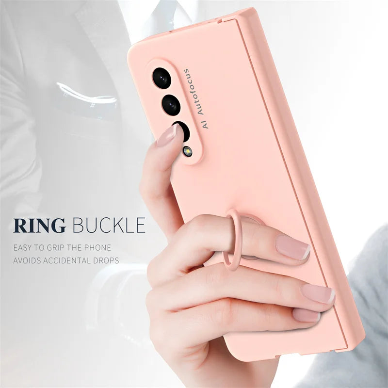 Car Mounted  Bracket Phone Case For Samsung Z Fold 2 3 4 5 Anti Fall All Inclusive Phone Protection Case