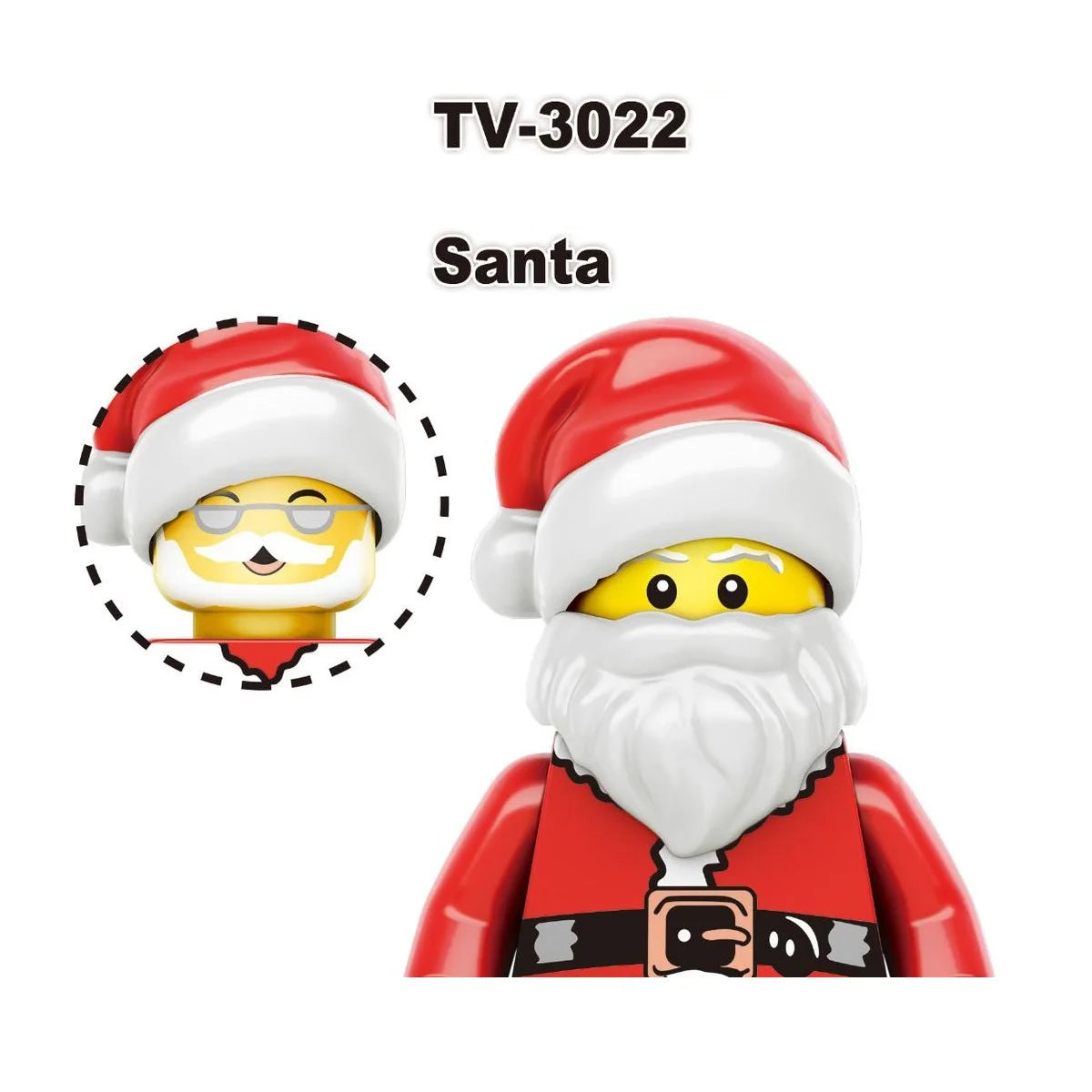 Christmas Gift Elf Santa Claus Building Blocks Mini Action Figure Toys
