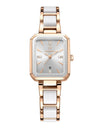 Ceramics Elegant Watch for Women Luxury Brand Waterproof Square Black Ladies Wrist watches