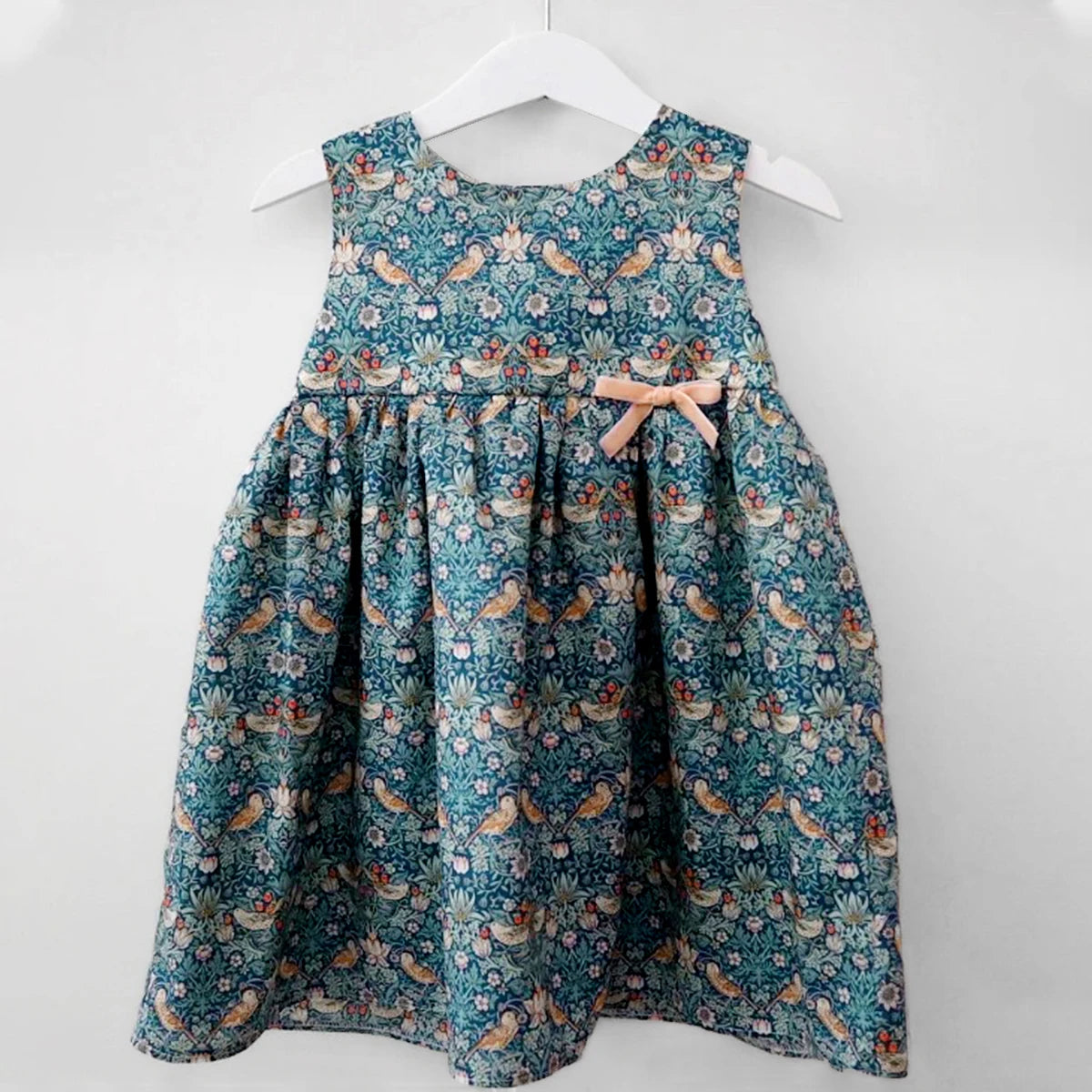 1/2/3/5M 80S Digital Printing Strawberry thief Like Liberty cotton Poplin Fabric Sewing Making Dress Clothing Handmade DIY Cloth