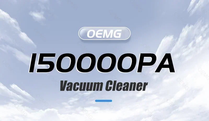 150000PA Car Vacuum Cleaner Powerful Wireless Vacuum Cleaner Portable Strong Suction Handheld Car Cleaner Home Appliance