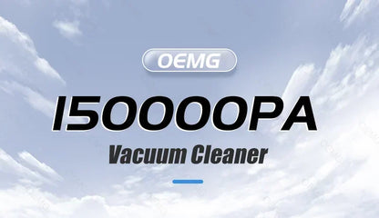 150000PA Car Vacuum Cleaner Powerful Wireless Vacuum Cleaner Portable Strong Suction Handheld Car Cleaner Home Appliance