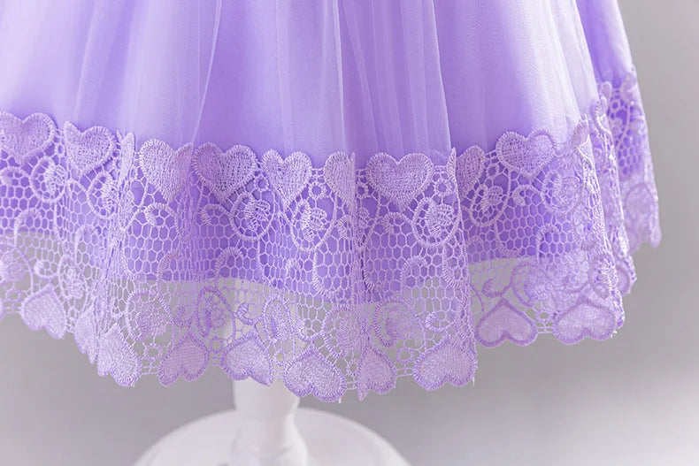 Girls Princess Ball Gown Fluffy Tulle Party Dress for Flower Girl/Birthday/Pageant  Sleeveless for Wedding Dress