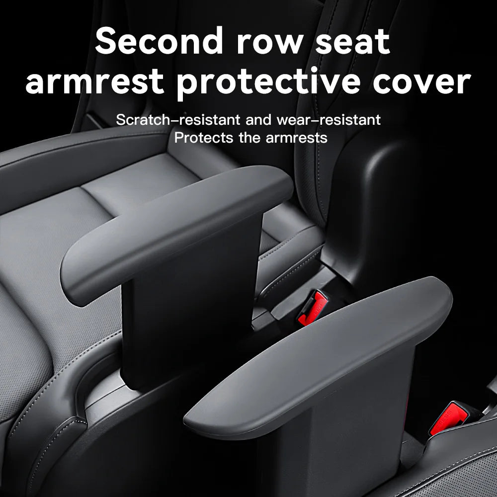 Silicone Armrest Protector Cover for Tesla Model YL Second Row Handrail