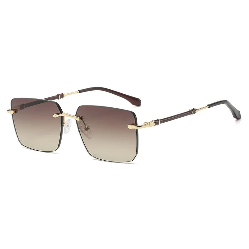 Trimmed Square Sunglasses Cover  Trend European And American Star Glasses