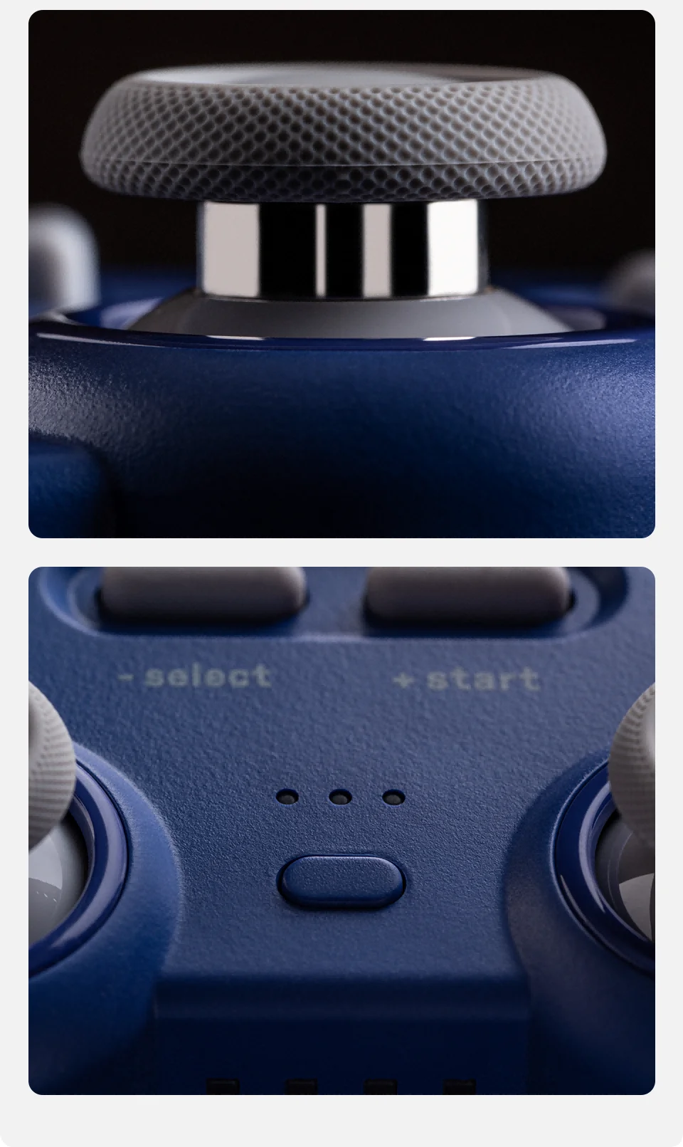Wireless Gaming Controller with TMR Joysticks and Swappable Buttons for Nintendo Switch and PC