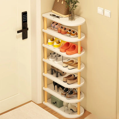 Wooden Multi-layer Shoe Rack Portable Shoe Cabinet Strong Load-bearing Capacit High-capacity Stable Durable Save Space Furniture