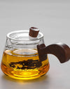 Japanese 350ml Side Handle Glass Teapot With Tea Infuser Filter Brewing Flower Tea Pot Puer Oolong Tea Maker Kungfu Tea Set