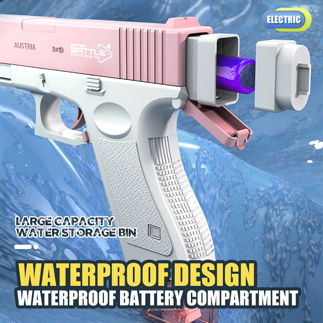 Electric Water Spray Toys Bursts High-pressure Strong Charging Energy Water Automatic Toy