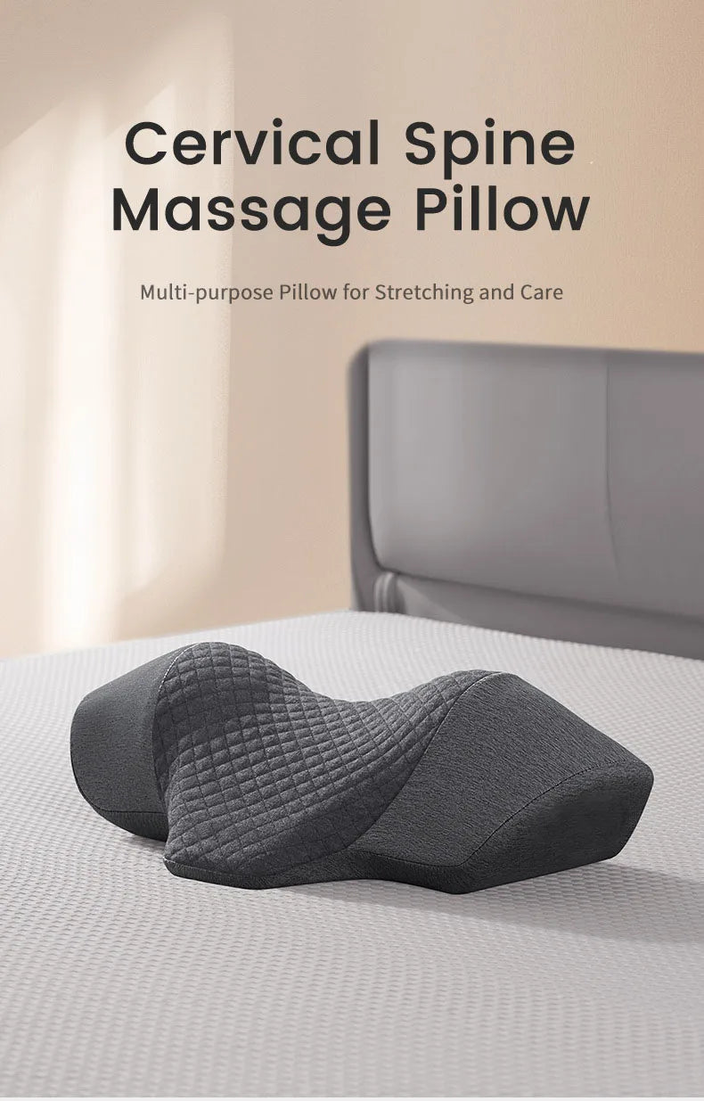 Neck pillow for sleeping specifically designed to protect the spine massage the spine aid sleep heat up non repairing Headrest