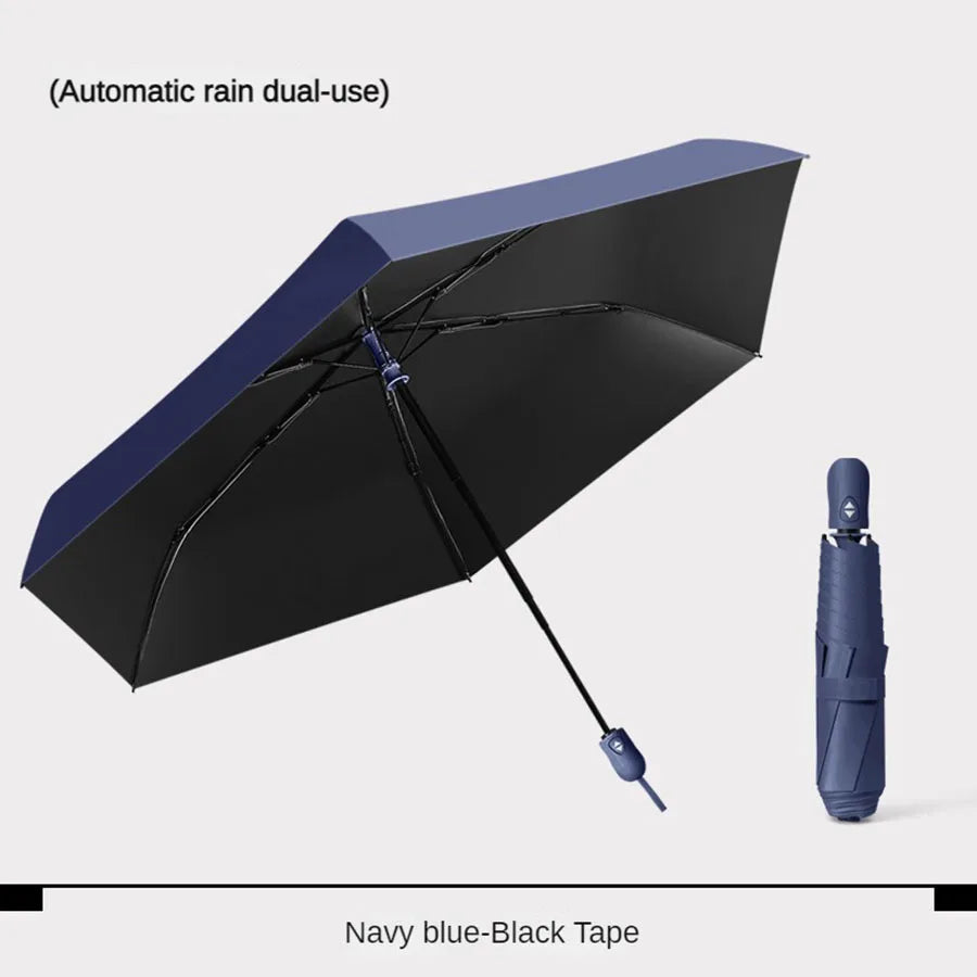 Ultra lightweight and portable automatic umbrella for women, suitable for both weather and sun protection