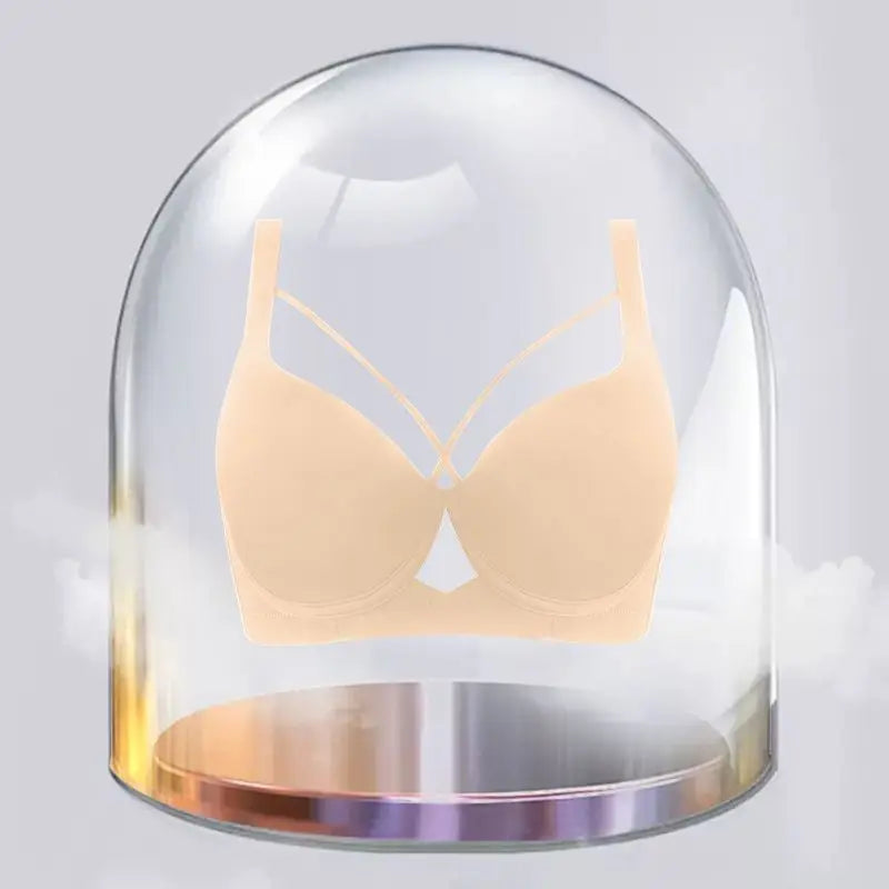 Womens Seamless Underwire Push Up Support Bra