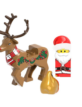 Movie Christmas Halloween Assemble Building Blocks Brick Mini Action Figure Character Figurine Brick Toys Birthday Gift