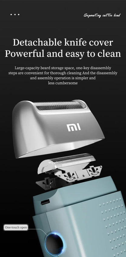 Xiaomi Electric Shaver For Men Beard Trimmer Shaver Portable Hair Clipper Rechargeable Shaving Beard Machine