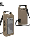2L Dry Bag Touch Screen Waterproof Bags For Trekking Drifting Rafting Surfing kayak Outdoor Sports Bags Camping Equipment XA394Q