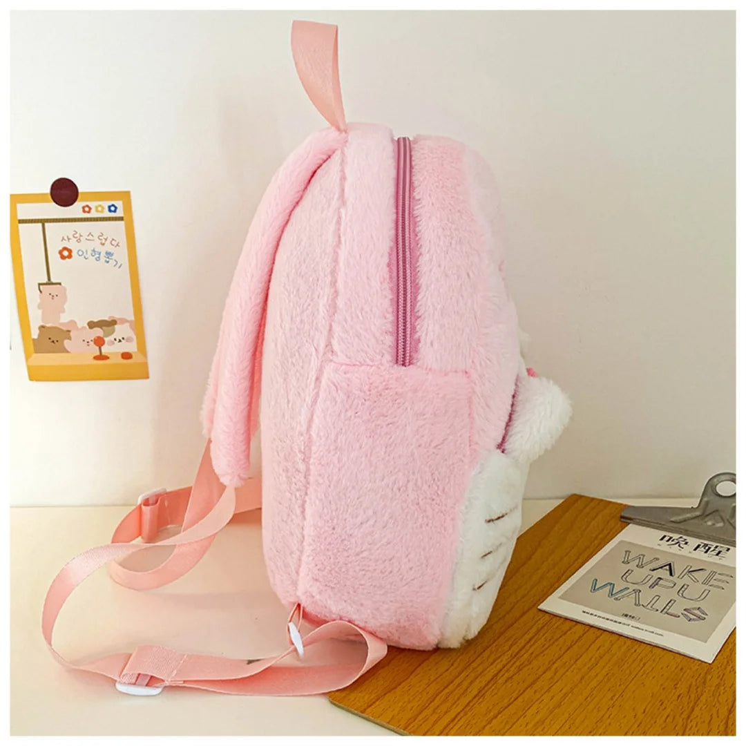 Kawaii Character Plush Backpack Large Capacity Shoulder Bag