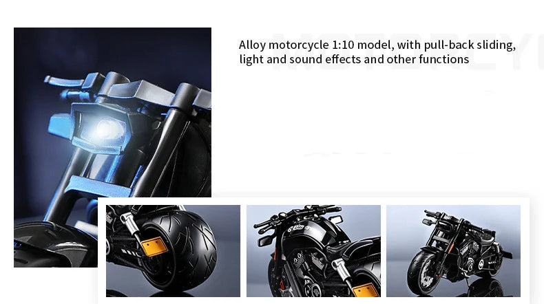 Diecast V Rod Night Rod Special Cruiser Motorcycle Model 1 to 10 Scale