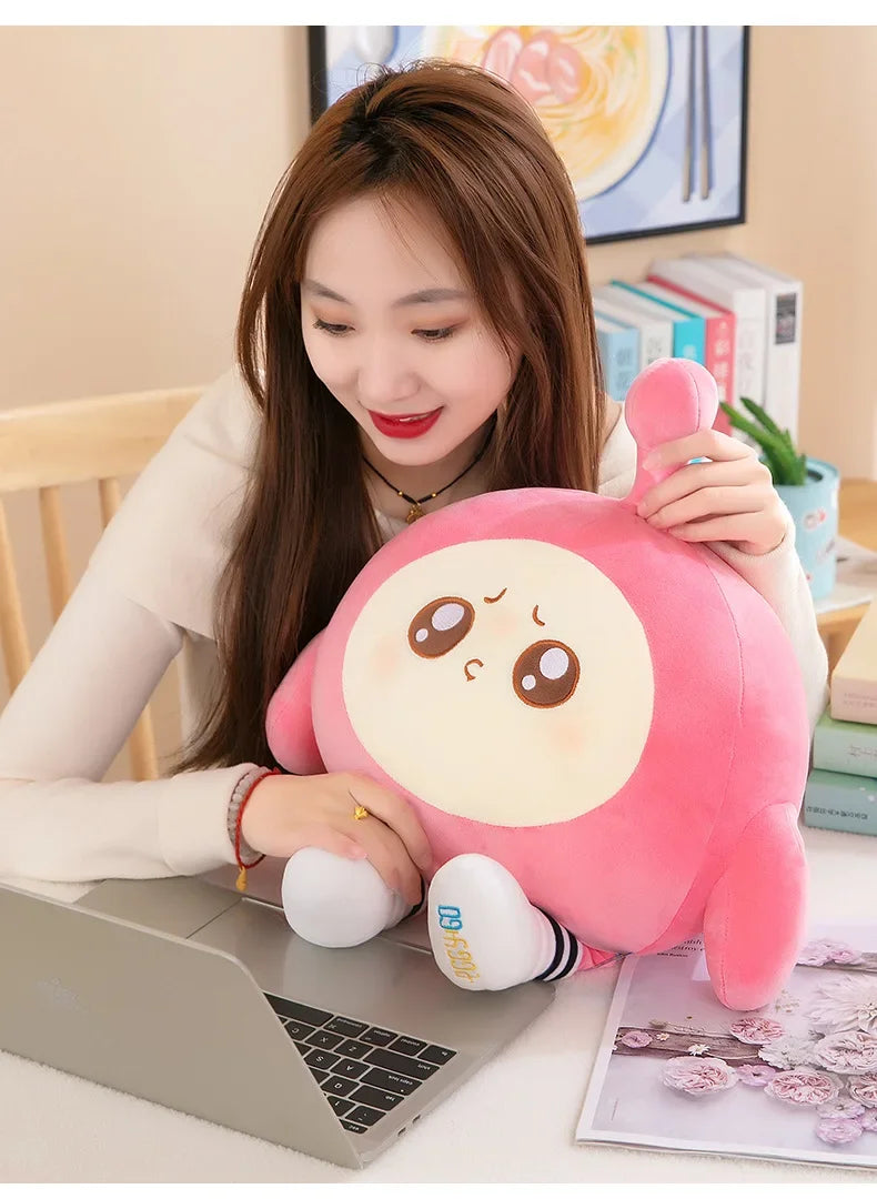 Kawaii Egg Party Oversize Plush Doll Plush Toys Children Soft Stuffed Pillow Doll Room Decoration Children's Girls Birthday Gift