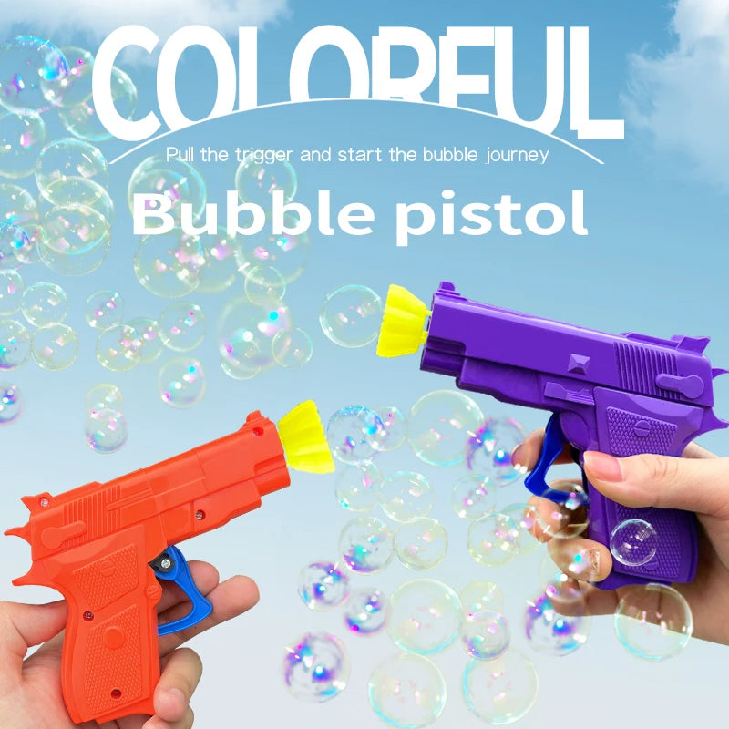 manual portable bubble gun birthday continuous bubble outdoor atmosphere (excluding bubble liquid and battery)