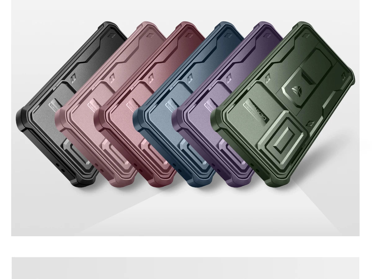 For Samsung Galaxy S24 FE Case with Built-inSlide Camera Cover Full Body Heavy-Duty Rugged Case holder Built-in Screen Protector