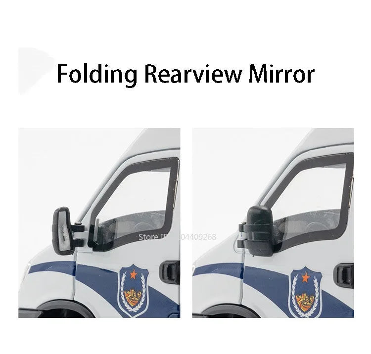 1:24 Scale Special Lada 2106 Police Car Model Toy Alloy Body Rubber Tire Metal Diecast 110 Explosion-proof Vehicle Models