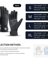 Outdoor Cycling in Autumn and Winter Windproof Anti slip Wear-resistant Velvet and Warm Riding Long Finger Gloves
