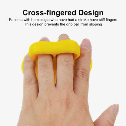 Finger Grip Ball Rehabilitation Training Grip Ball Finger Exercise Squeezer To Prevent Arthritis Elderly Massage Anti-Atrophy