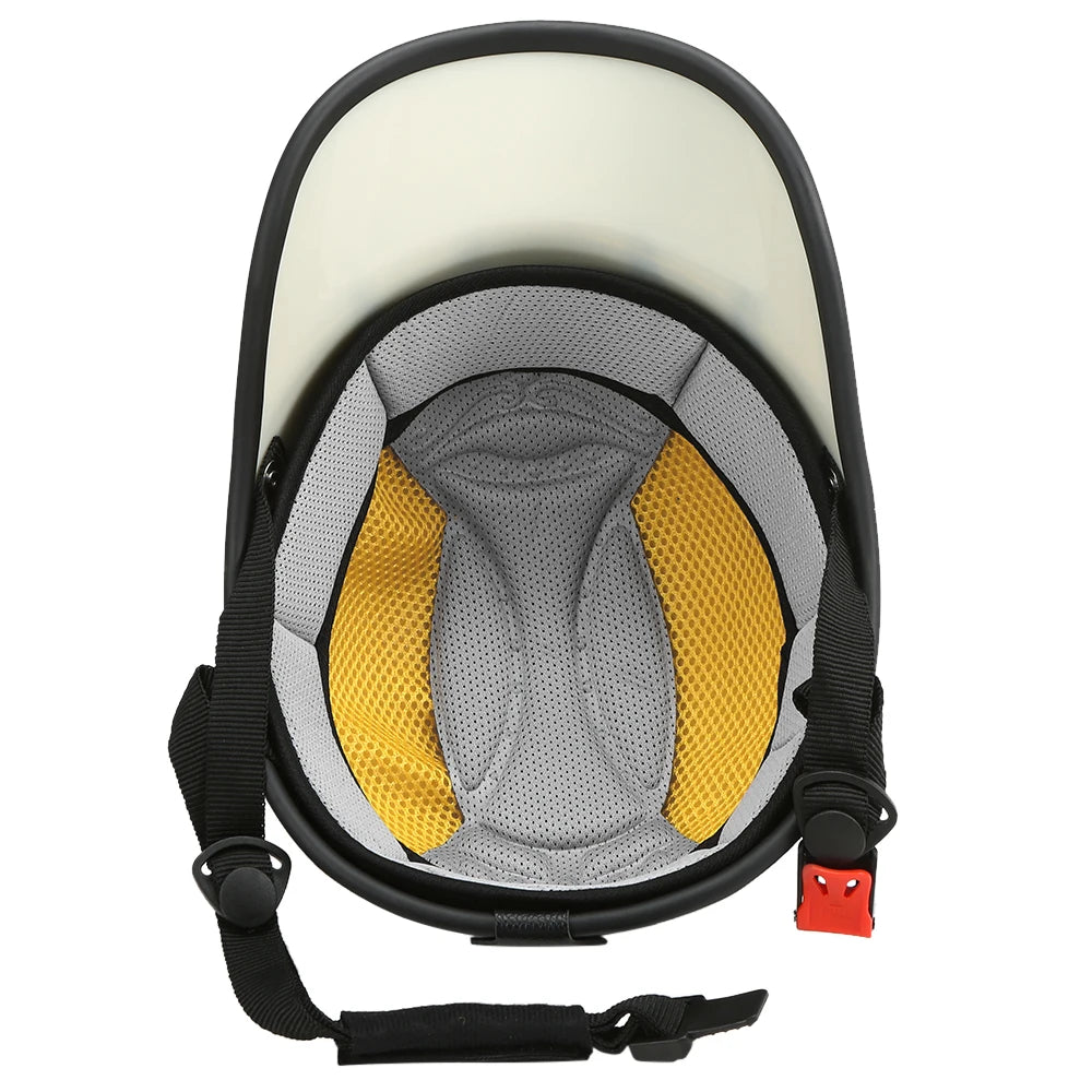 Bicycle Helmet Motorcycle Motocross Bicycle ABS Leather Helmet Bicycle Helmet Adjustable Strap Bike Helmet