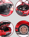 Scale 1:32 Mustang Shelby GT500 F-150 Toy Car Model Alloy Diecast Sound Light Pull Back Vehicle Models Birthday Gifts