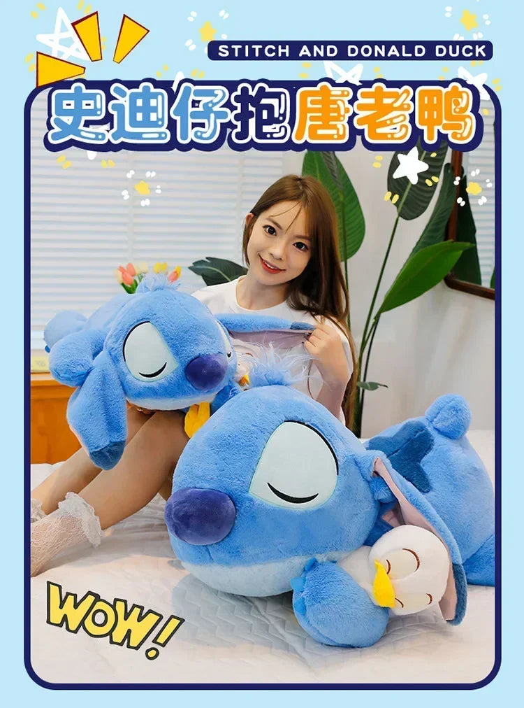 Disney Plush Doll Stitch Lilo Doll Cute Duck Stitch Plush Stuffed Toy Christmas 's Birthday Gift Kawaii Decoration Toys