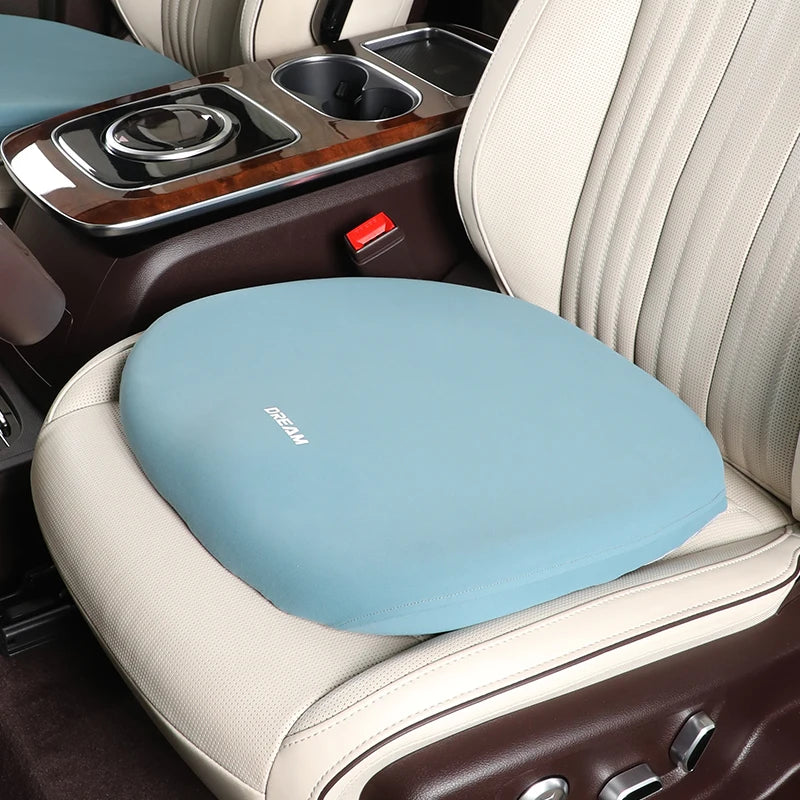 Car Leather Headrest Lumbar Support Memory Foam Car Rest Neck Pillow Back Cushion Seat Waist Supports Car Interior Accessories