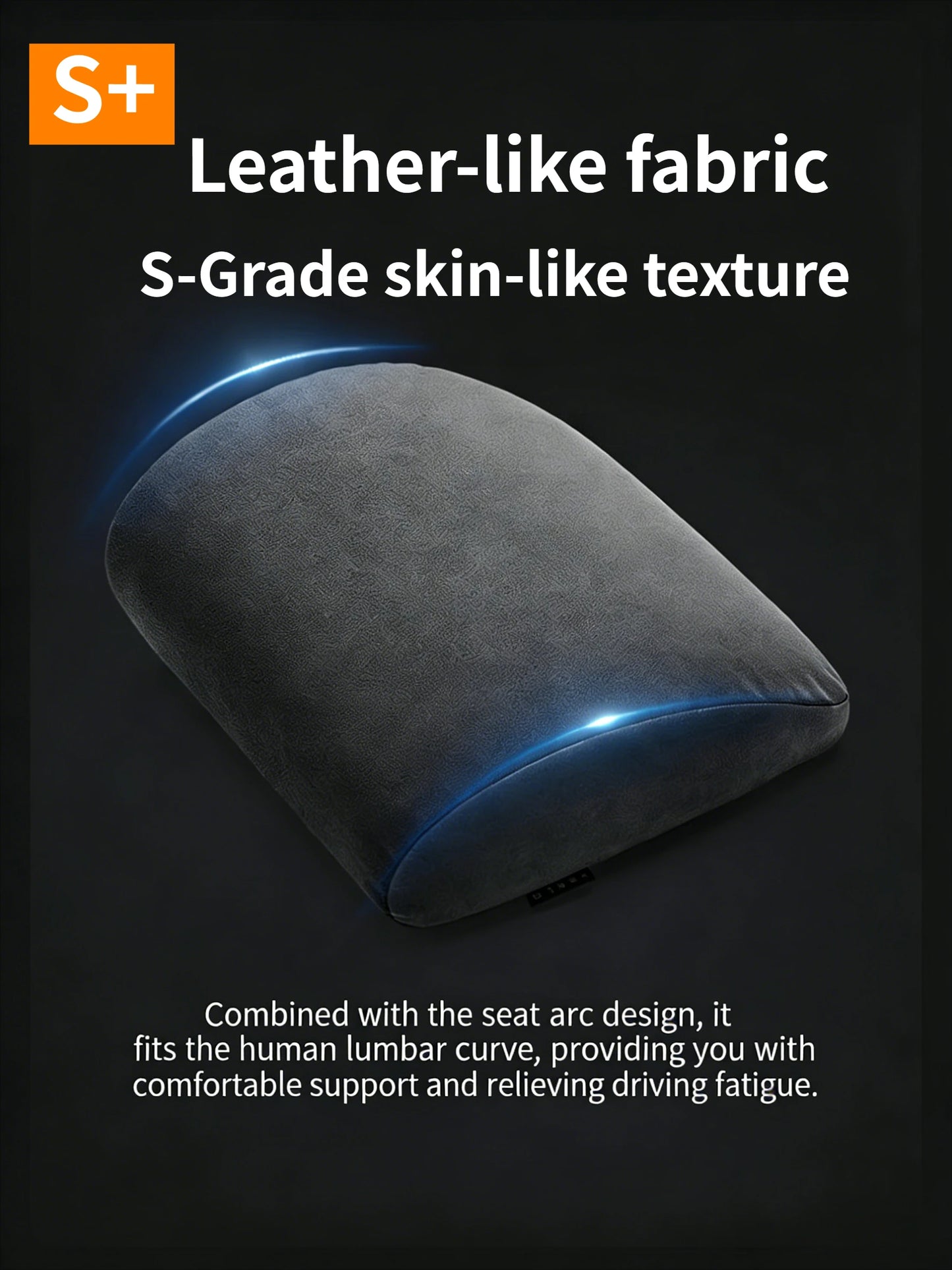 Memory Foam Neck Pillow and Lumbar Support Cushion for Tesla Model 3 Y X S