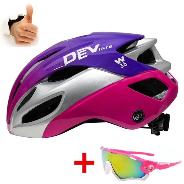 Lightweight Adjustable Road And Mountain Cycling Helmet