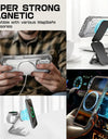 For iPhone 16 Pro Max Case 6.9" 2024 UB Mag XT Heavy Duty Rugged Strong Magnetic Phone Case with Camera Cover Kickstand