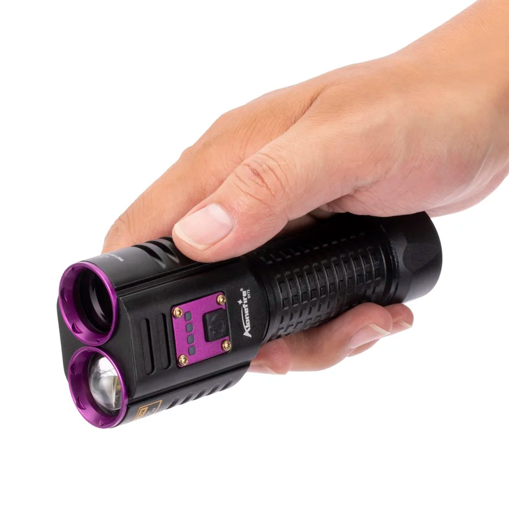20W 365nm UV Rechargeable Flashlight With White Light