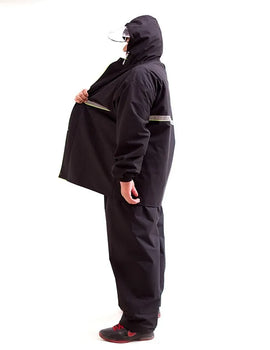 Rain Coat Men Black Impermeable Rain Jacket Suit Riding  Adult Rain Poncho  Large Size Raincoat Single Double Layer