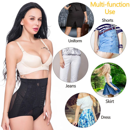 Women Waist Trainer Body Shaper High Waist Shaping Panties Tummy Control Knickers Slimming Underwear Postpartum Recovery Briefs