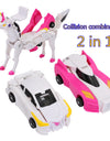 Hello Carbot Unicorn Mirinae Prime Series Body Robot Kit Toys Models 2 In 1 One Step Model Deformed Car Toy For Boy Girl Gift