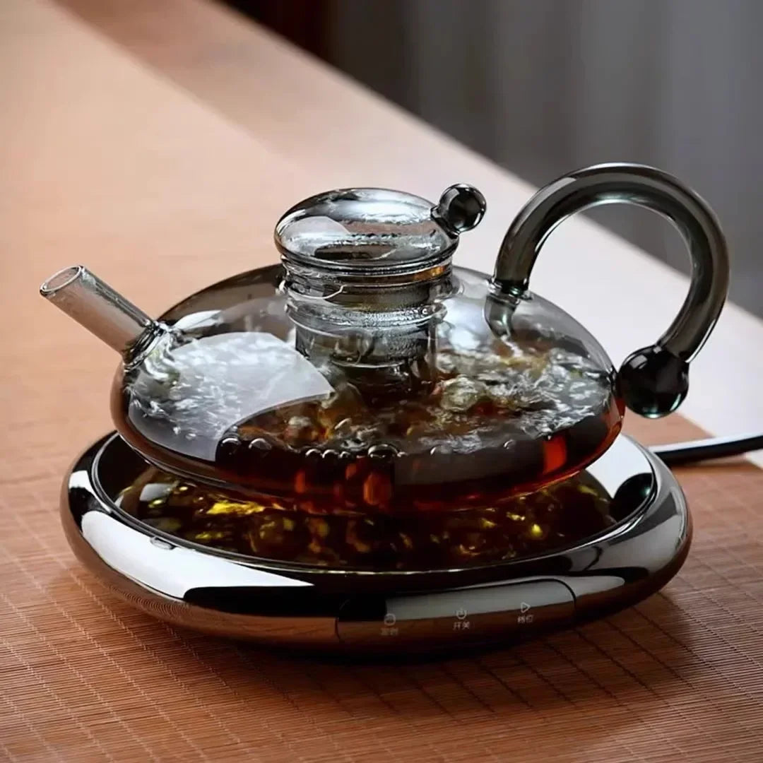 Explosion Resistant Glass Teapot Set with Heat Resistant Teacup 500ml