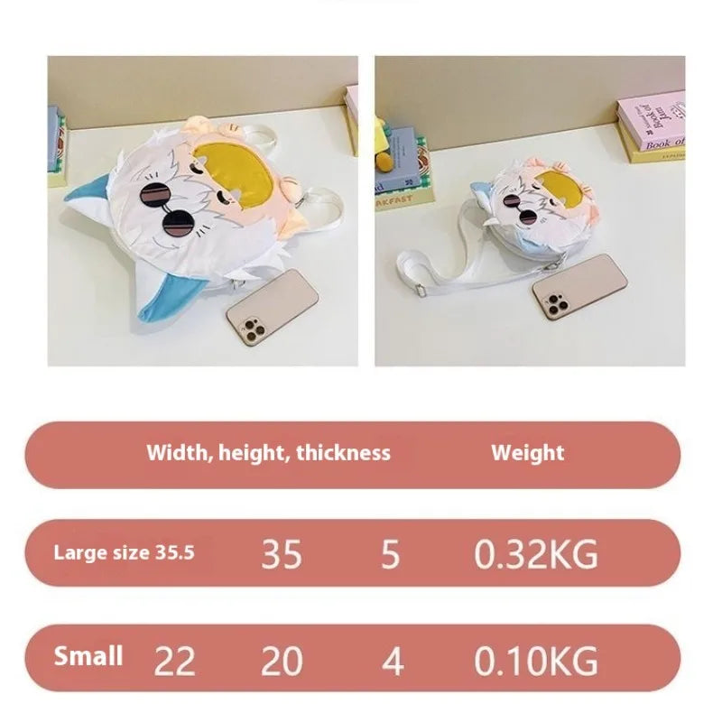 Anime Character Plush Itabag Backpack Soft Crossbody Bag