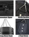 100/120cm Unfilled Heavy Punching Bag Professional Boxing Sandbag with Hanging Accessorie for MMA Muay Thai Kickboxing Taekwondo