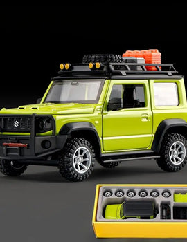 CCA 1:32 Suzuki Jimny Assembly Edition Alloy Diecast Model Assemble Car Toy Ornaments Decorative Trendy Ornament