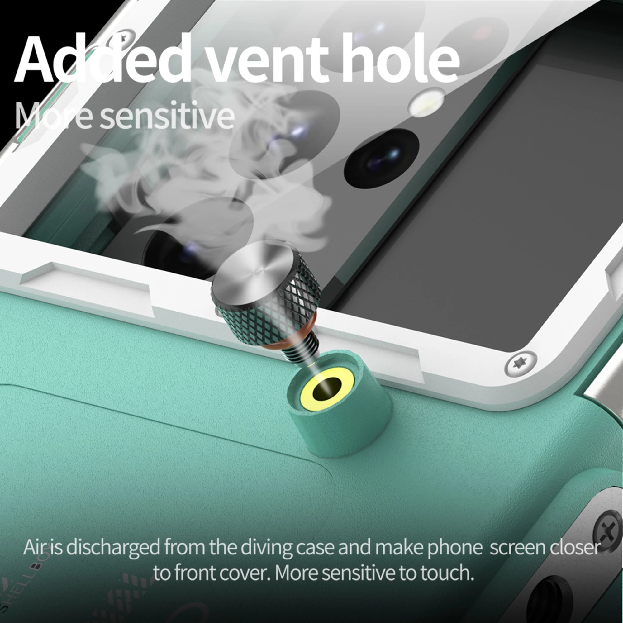 multicolor IP68 standard 15M/50ft diving/swimming photography professional diving waterproof Phone Case